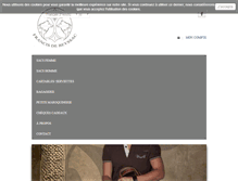 Tablet Screenshot of maroquinerie-francis-de-beyssac.com